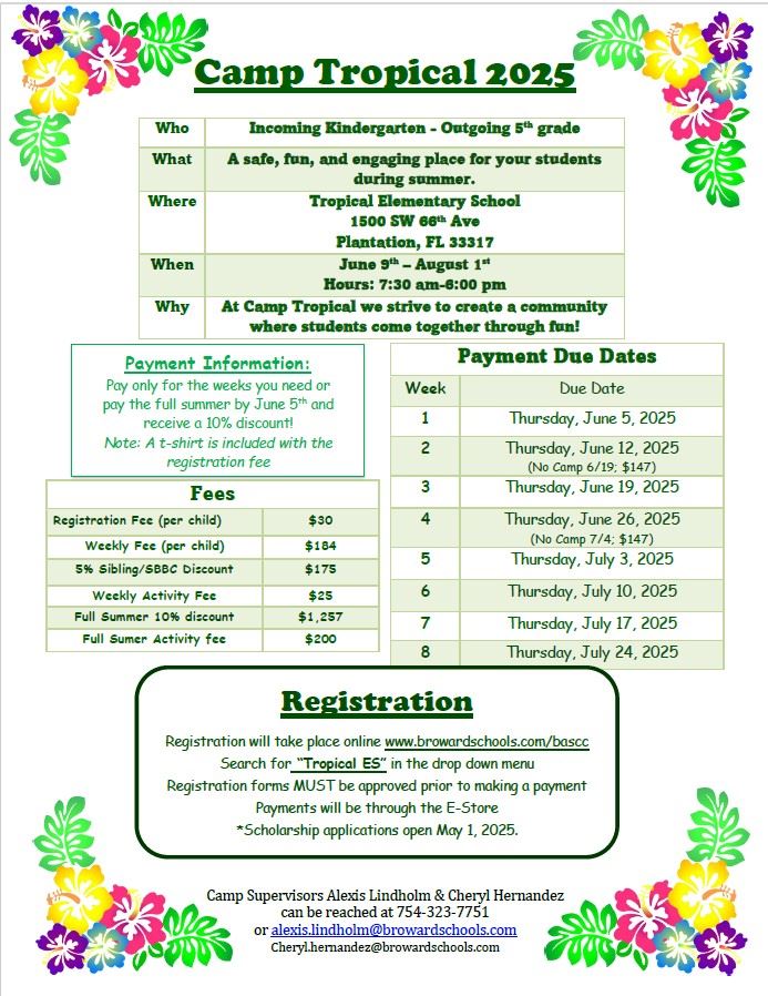  Camp flyer